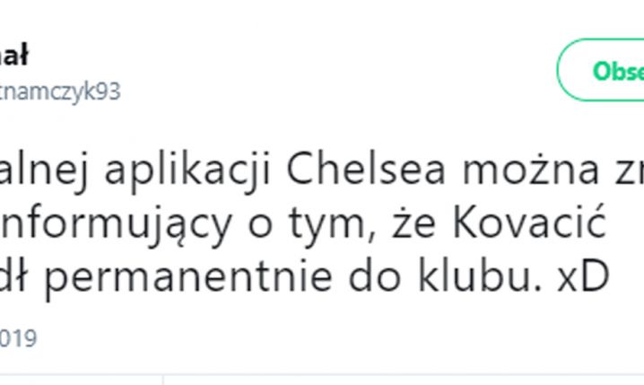 PRZECIEK transferowy w oficjalnej aplikacji Chelsea! :D Kovačić w Chelsea!